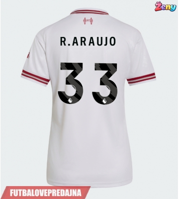 Lacne Ženy Futbalové dres Liverpool Ronald Araujo #33 2026-27 Krátky Rukáv - Preč